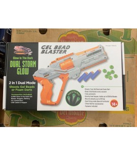 Laserhawk Dual Storm 2-in-1 Gel Blaster with Glow Balls. 3000 Units. EXW Los Angeles 